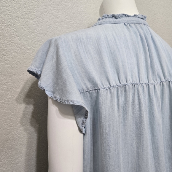 Rails The Ruthie Light Blue  Top Size M - Picture 7 of 13